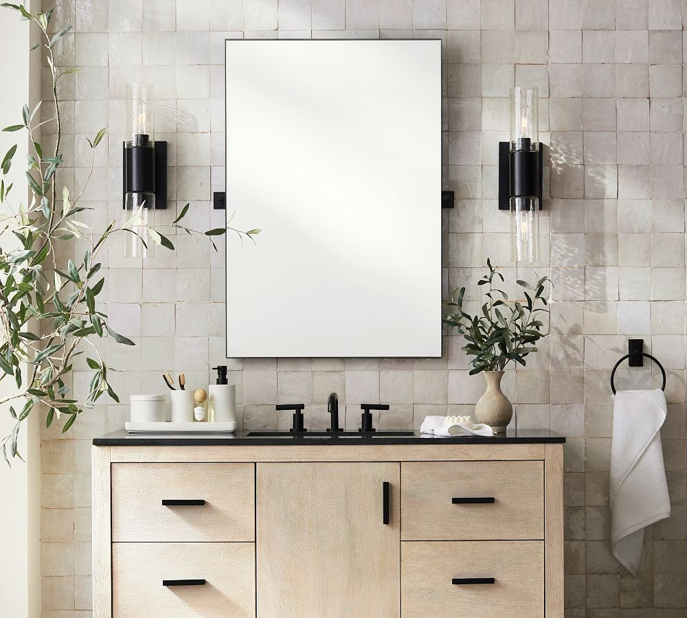 Blake Rectangular Pivot Mirror | Pottery Barn (US)