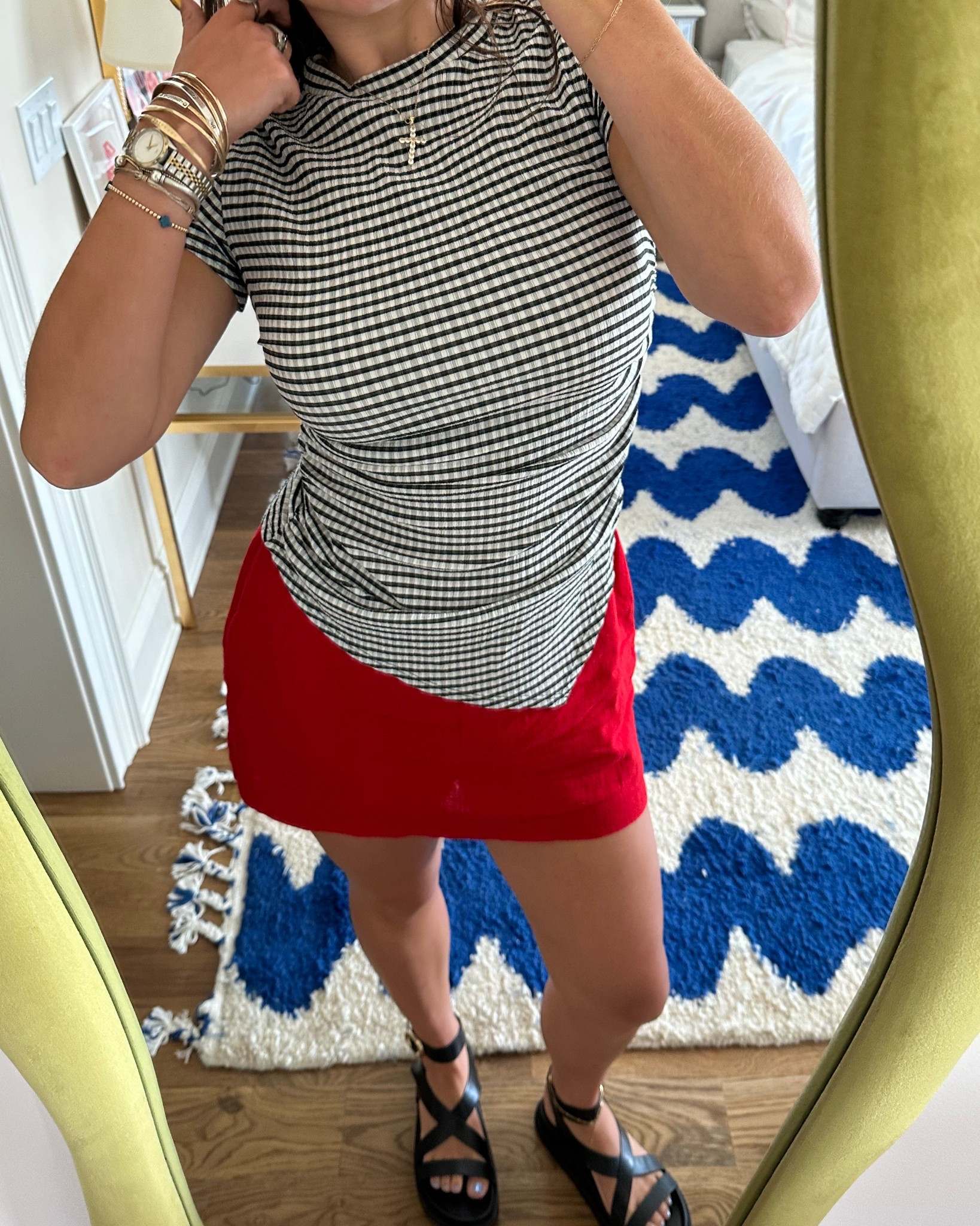 Medium in top and bottoms! 

#LTKShoeCrush #LTKStyleTip #LTKWorkwear