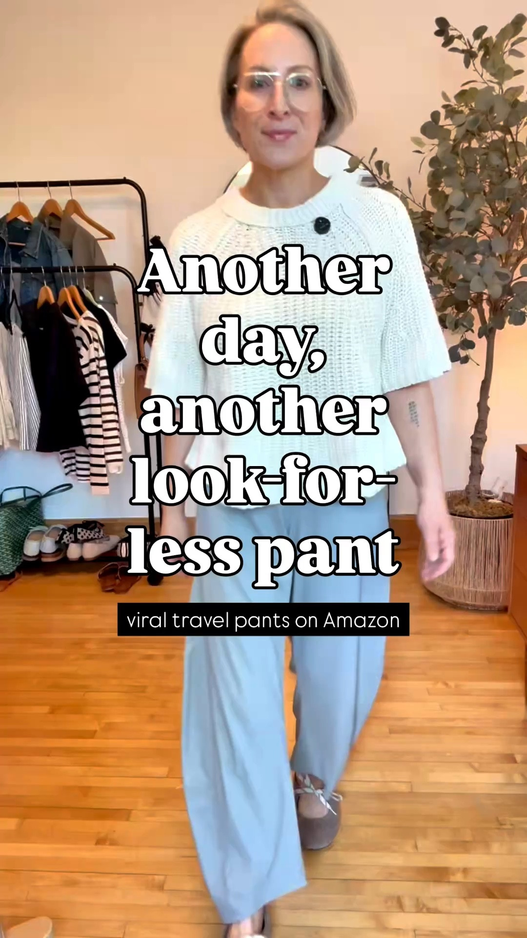 If you like the viral Ruti pants, then you’ll love these. I’ve tried two look-for-less versions and both are so good! Love this sweater too. ✨✨

#ootd #travelstyle (ad)

#LTKootd #LTKOver40 #LTKdayinmylife