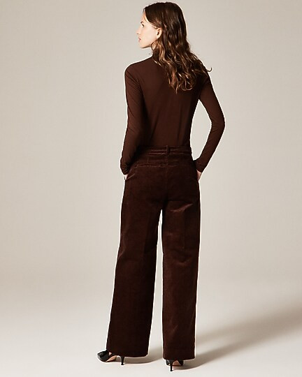 Wide-leg trouser in stretch corduroy | J. Crew US