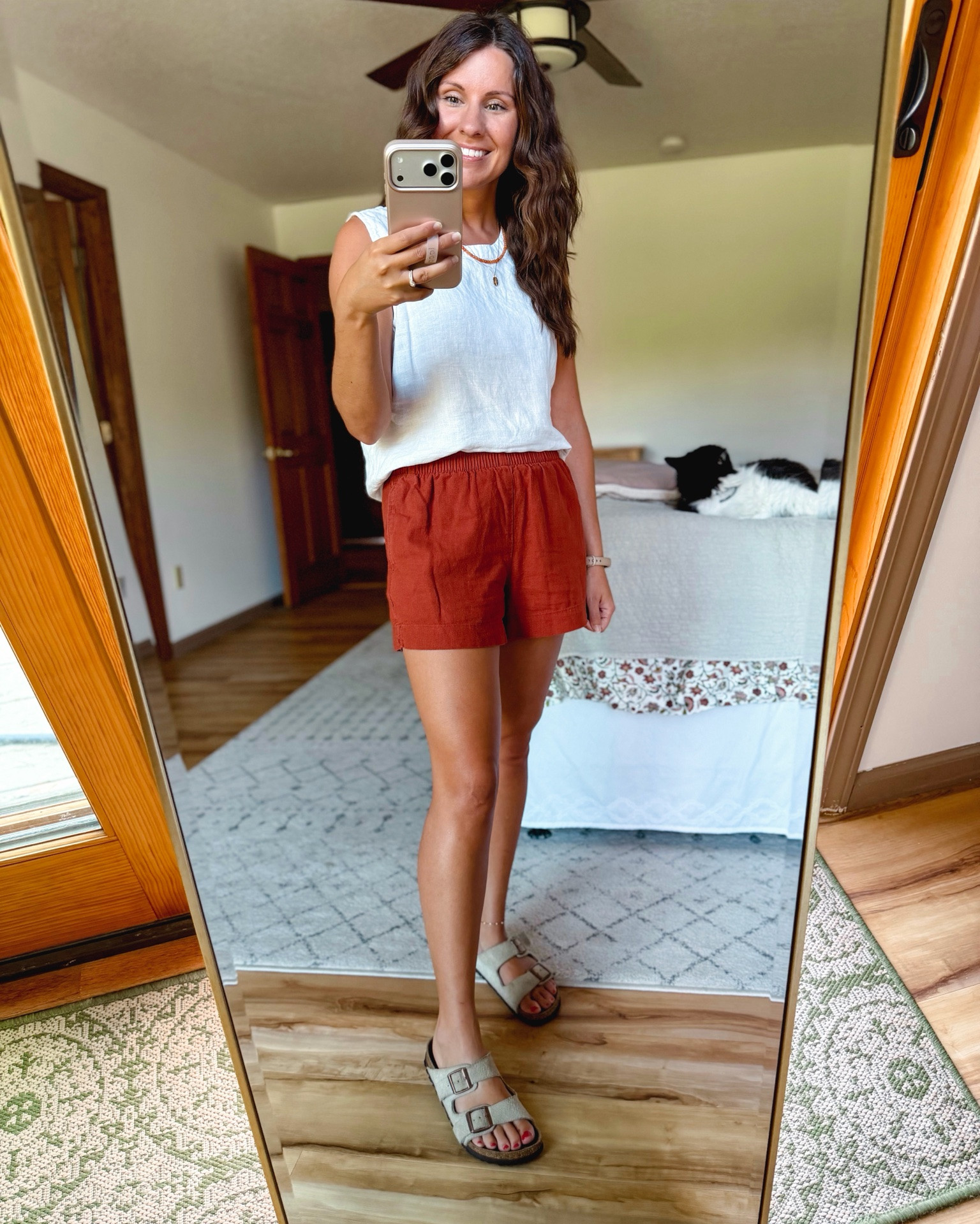 xs in my linen tank (also linked the cropped version) and xxs in my linen shorts (I size down bc linen stretches with wear). My birkenstock sandals are size 36.

My necklace is from Sela Designs (use MARISSA10 for $$ off) but I also linked some similar ones.

#LTKPetite #LTKSeasonal #LTKgrwm