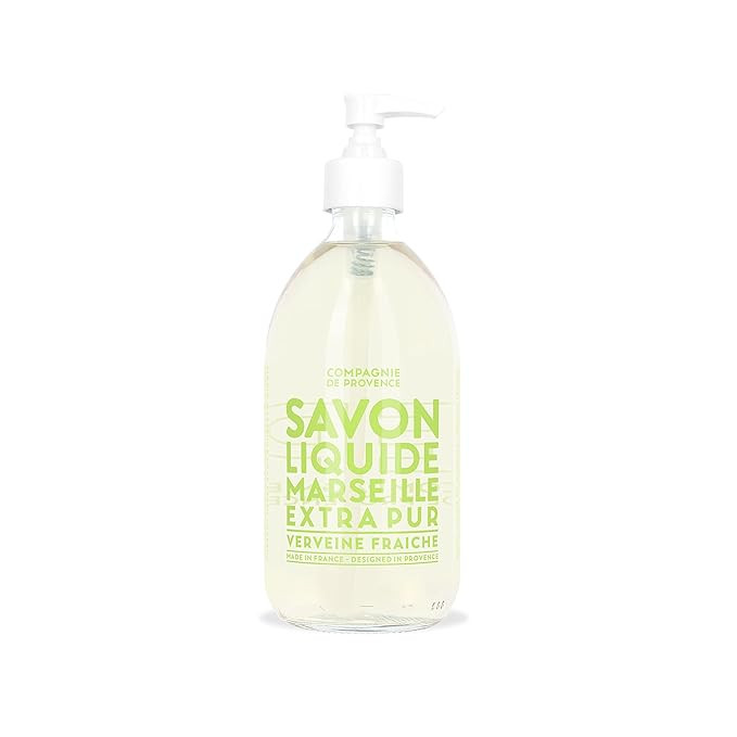 Compagnie de Provence Savon de Marseille Extra Pure Liquid Soap - Fresh Verbena - 16.7 Fl Oz Glas... | Amazon (US)