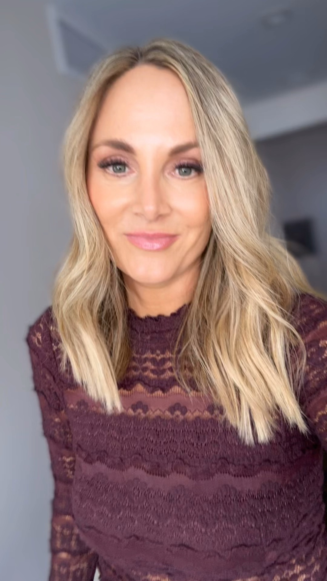 Love this free people lace bodysuit will be so pretty in the fall paired with leather skirts or dark denim today I have it dressed down with light denim and metallic access

#LTKFindsUnder100 #LTKCon #LTKOver40