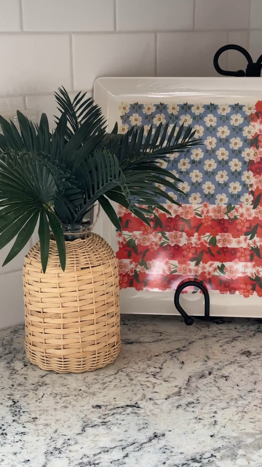 A patriotic tray for the 4th of July!    For now I’ll display it in the kitchen but it will be perfect for appetizers or desserts when we entertain.  And it’s melamine so it will be perfect for outdoors! 

#ltkflags #ltkriflepaper

#LTKSeasonal #LTKHome #LTKdayinmylife