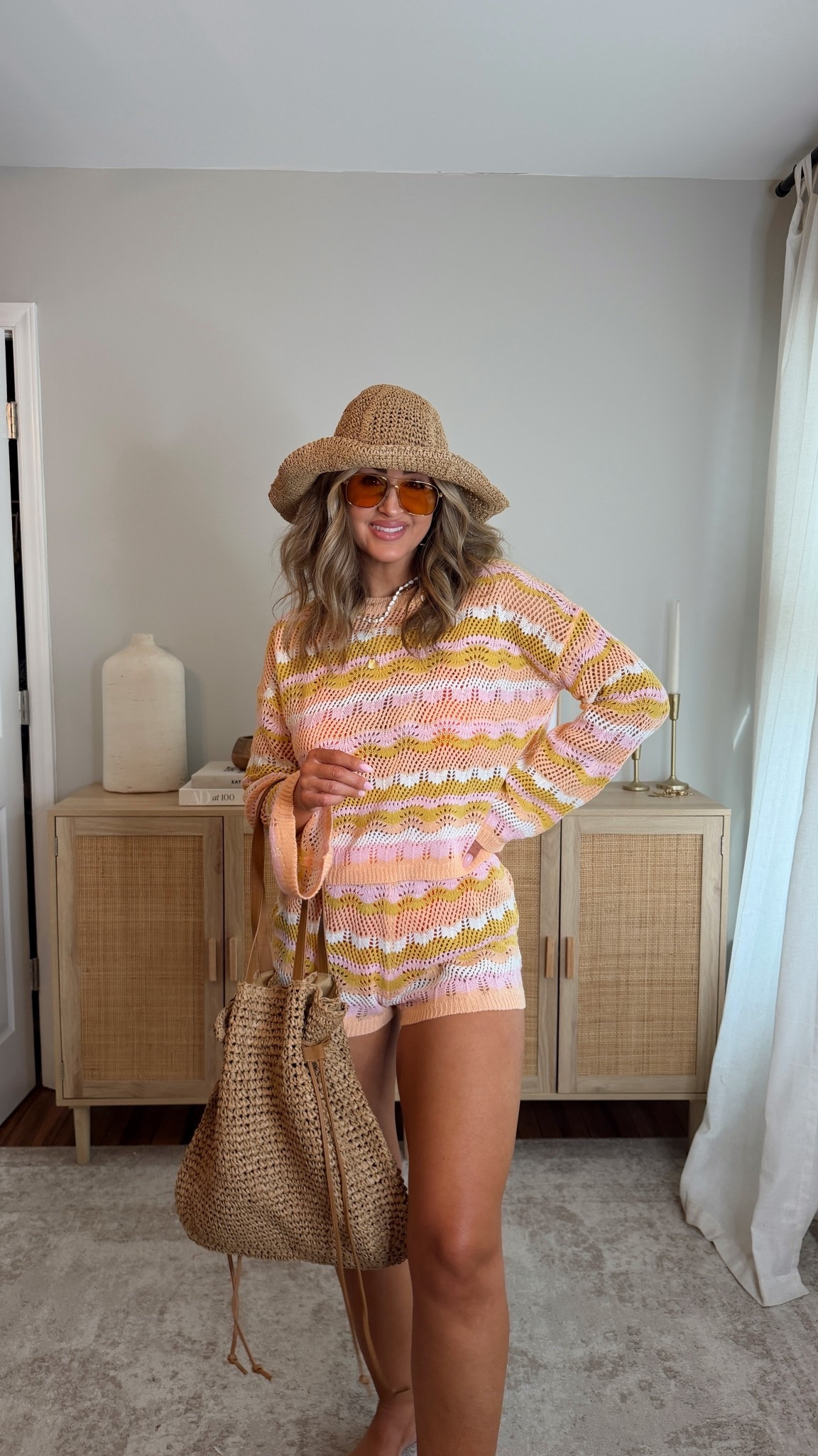 cute crochet cover up set! this runs small, size up! i’m in a M, the shorts are a little snug. spring break vacation swim + swim cover up!! use code LC15 for 15% off orders of $70+ cupshe, spring break, vacation outfits 

#LTKSwim #LTKTravel #LTKSaleAlert