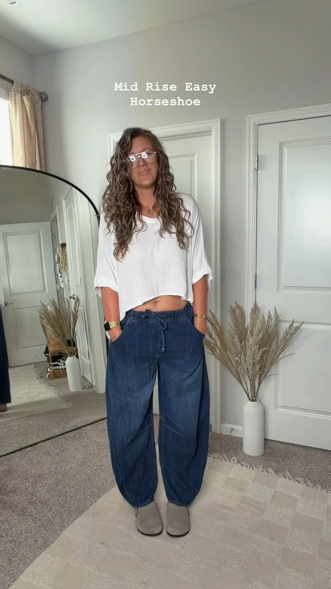 Large tee, medium tall jeans

#LTKTall #LTKOver40