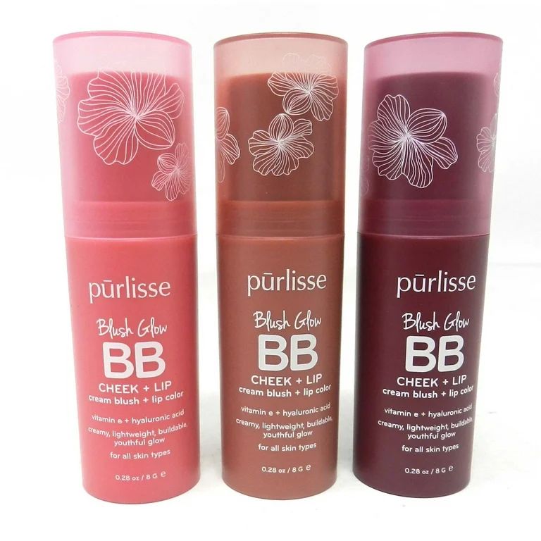 Purlisse Multi-Balm Blush Lipstick 3 Pack | Walmart (US)