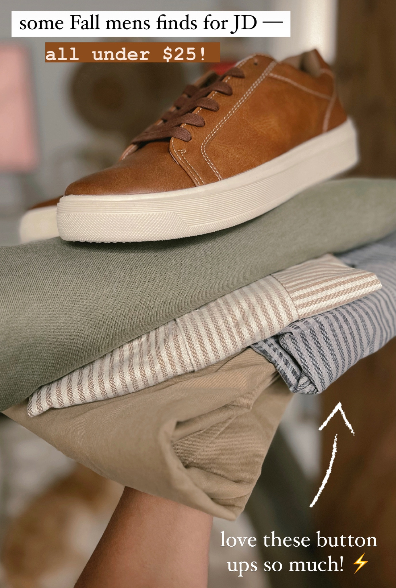 Fall men’s finds for JD I found on Walmart recently for ALLLLL under $25🤯🍂 they’re so dang good! Button ups / khakis / some basic staple shoes for nicer fits & a crew! 

@walmartfashion #walmartpartner #walmartfashion 

#LTKSeasonal #LTKmens #LTKunder50