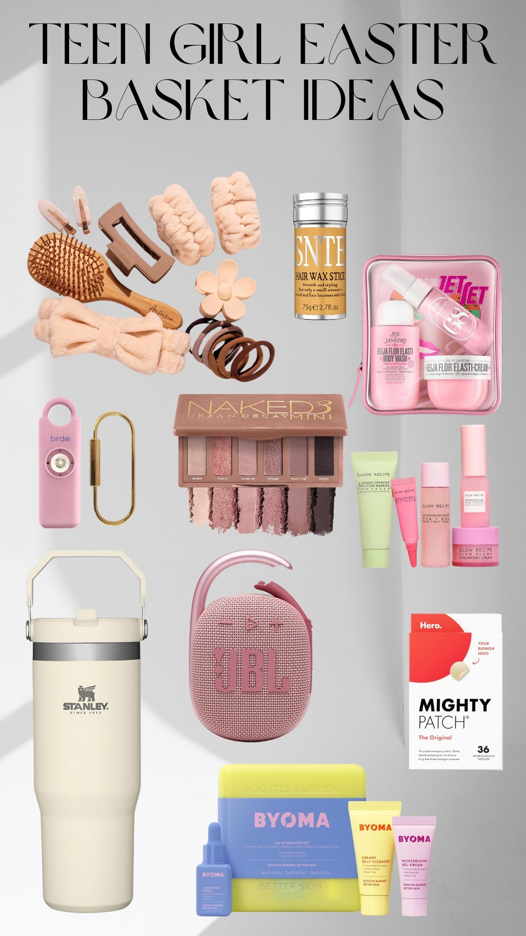 Teen Girl Easter Basket Inspo (That She Won’t Secretly Roll Her Eyes At)
Let’s be real—teen girls have high standards (and we love them for it). If you’re putting together an Easter basket for your fav teen, skip the sugar overload and go for the cute, aesthetic, and totally useful. Think skincare minis, cozy socks, Starbucks dupes, hair claws, and all the little things she’s obsessed with from TikTok.

I rounded up basket stuffers that’ll actually impress your Gen Z queen—shop it all on my LTK before she tells you “that’s so cringe.”

#LTKTeen #TeenGirlEasterBasket #EasterBasketInspo #LTKKids #LTKSpringStyle #CoolMomClub #MessyMommaFinds

#LTKFamily #LTKKids #LTKSeasonal