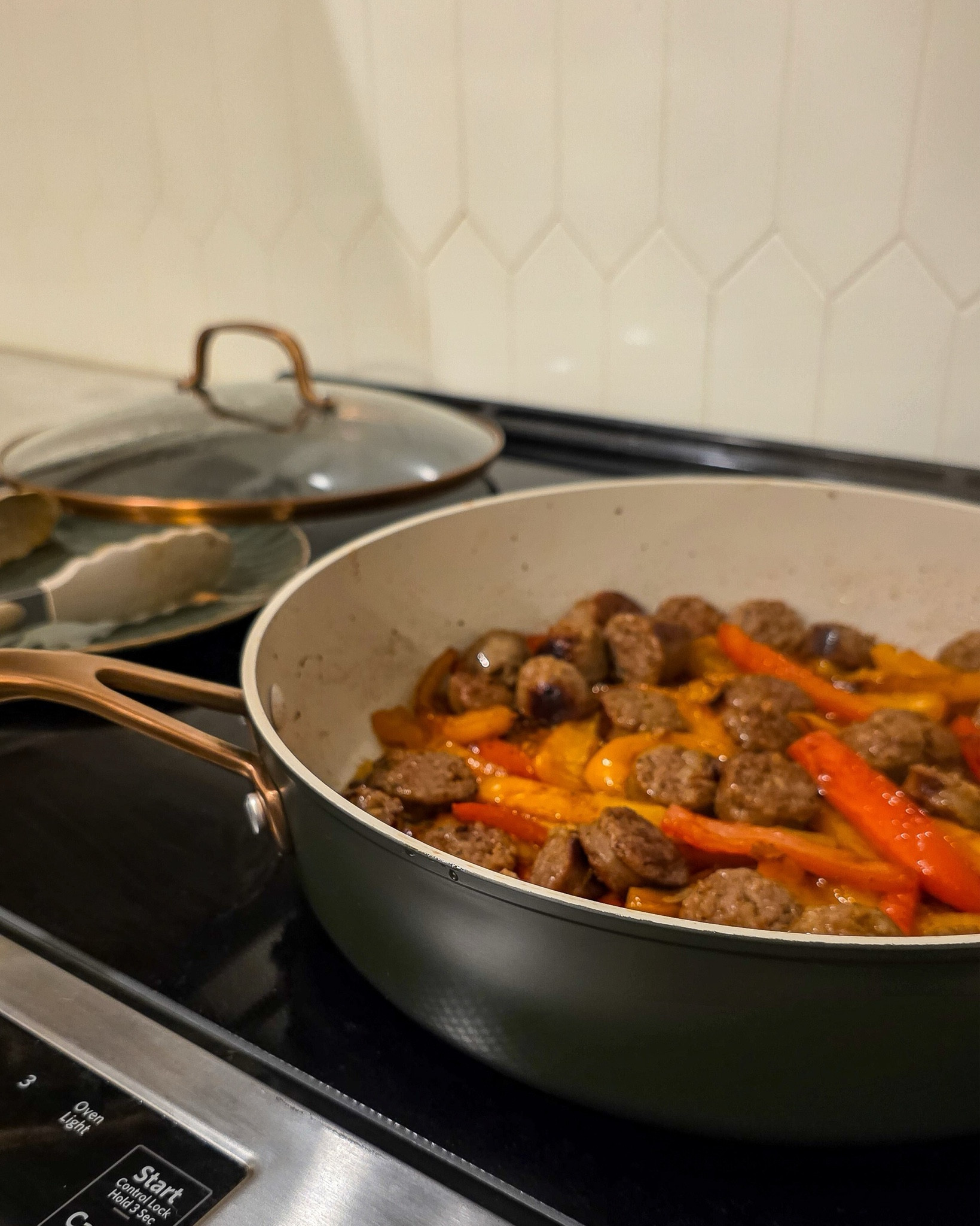 Using my gorgeous evergreen and copper KitchenAid design series ceramic pan to make one of our favorite 3 or less ingredient meals.

#LTKHome