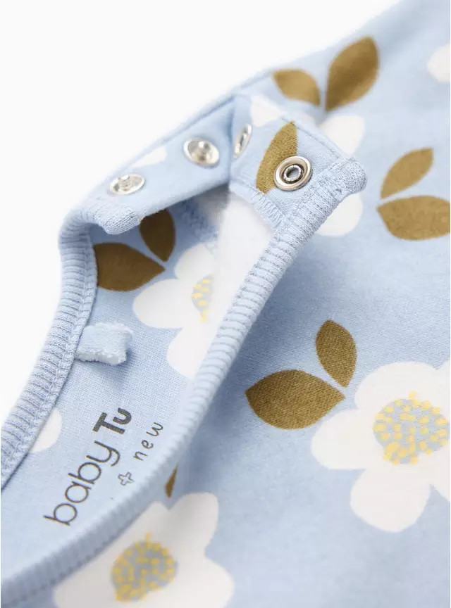 Blue Floral Print Sweatshirt & Leggings Set 18-24 months | Tu Clothing
