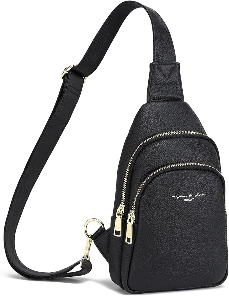 INICAT Crossbody Sling Bags Fanny Packs Purses Chest Bag for Women | Amazon (US)