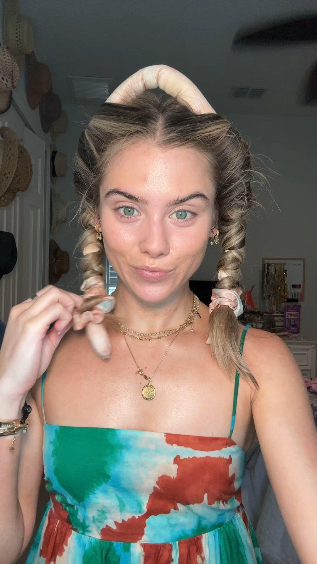 @mykitsch  can’t tell you the last time I curled my hair with a curling iron. MY GO TO. (Yes I fluffed the @diviofficial dry shampoo after seeing this lol)  + Kitsch Satin Heatless Curling Set - Heatless Hair Curlers to Sleep in - Heatless Curls Overnight - Heatless Curling Rod - No Heat Curls Overnight - Overnight Blowout Rods - Soft Hair Rollers. My greatest hair hack has got to be sleeping in a hair ribbon. This is what gives me my heatless hair curls. These curls are always bouncy, voluminous, shiny, and perfection that require absolutely zero heat, saving my hair on necessary, heat damage while still getting those desirable curls. I have lots of tutorials on how I put them in my hair saved my TikTok and Instagram @sloanevosen. TUTORIAL: https://www.tiktok.com/t/ZP8Y6b72q/ #hair #heatlesscurls #heatlesshair #heatlesswaves #hairstyles #hairhack #hairhealth #heatlesshairstyles #hairroutine #hairribbon #heatlesshaircurler  @divihaircare

#LTKTravel #LTKBeauty #LTKFindsUnder50