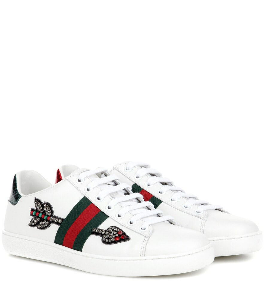 Ace embellished leather sneakers | Mytheresa (US/CA)