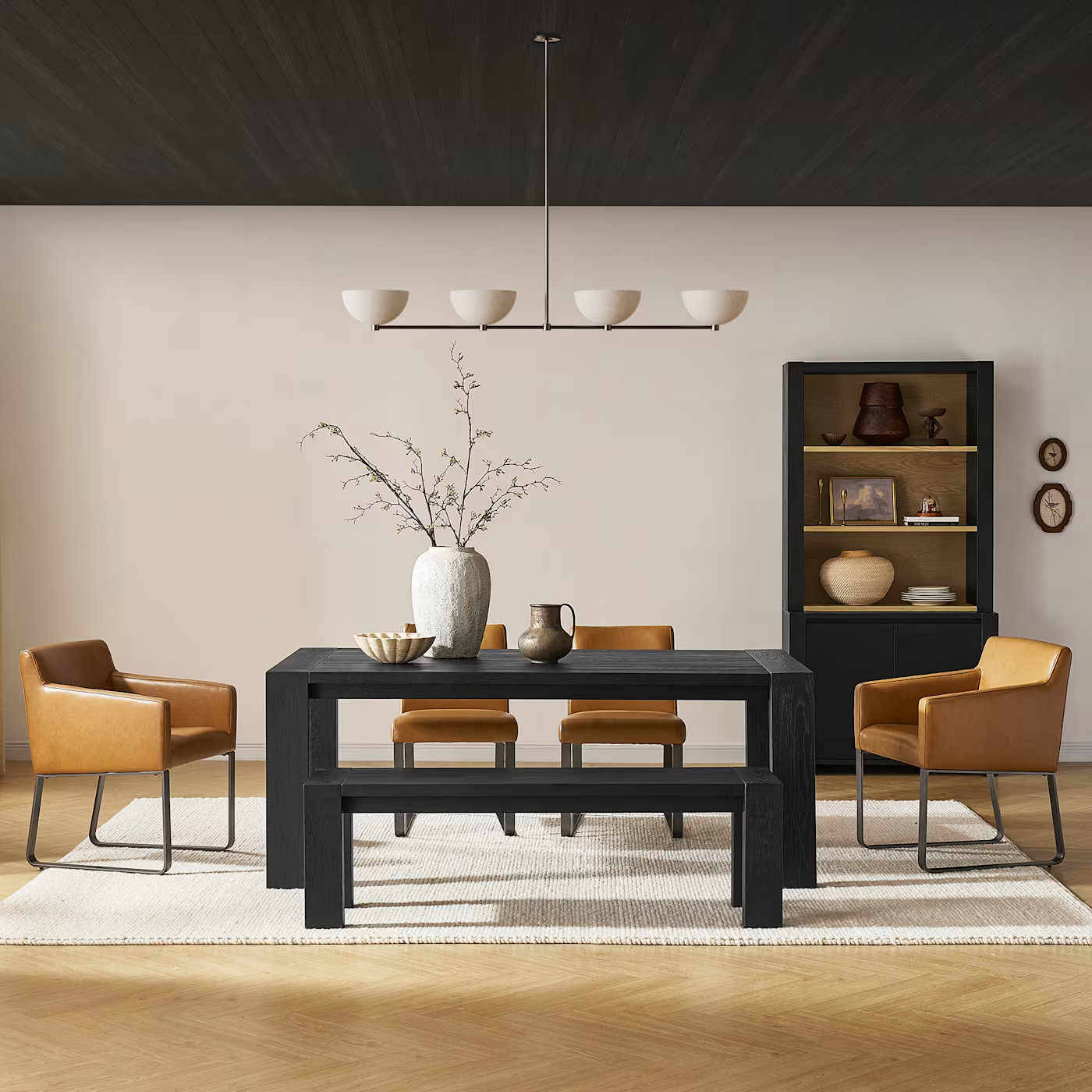 Bradley Dining Table with Bench SetSale | Castlery US