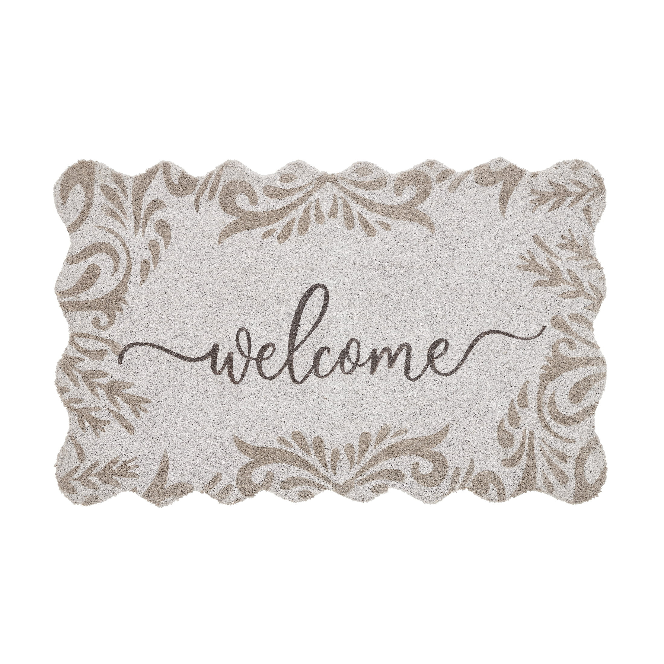 My Texas House Taupe Welcome Outdoor Coir Doormat, 18" x 30" | Walmart (US)