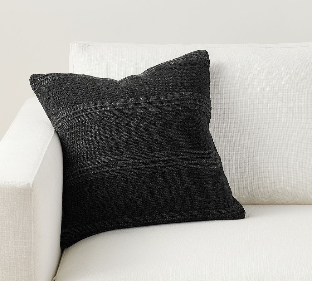 Relaxed Striped Throw Pillow | Pottery Barn (US)