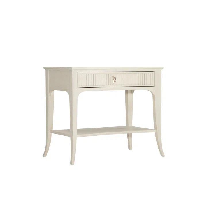 Allure 1 - Drawer Nightstand in Manor White | Wayfair Professional