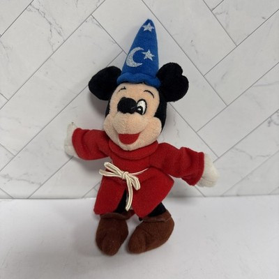 Vintage 90s Sorcerer Mickey Mouse Fantasia Walt Disney Plush 7" Mini Bean Bag | eBay US