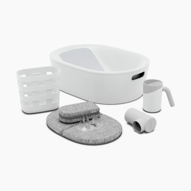 Lalo Bathtime Full Kit in Coconut Size 25.3"" x 18"" x 7.7 | Babylist