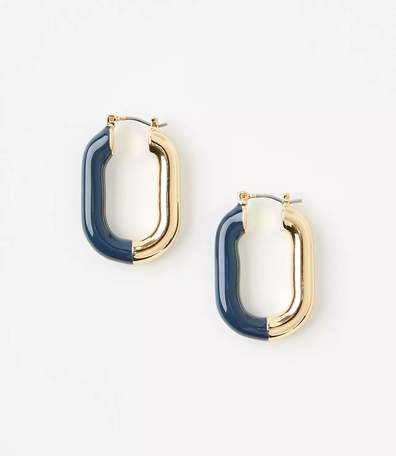 Colorblock Hoop Earrings | LOFT