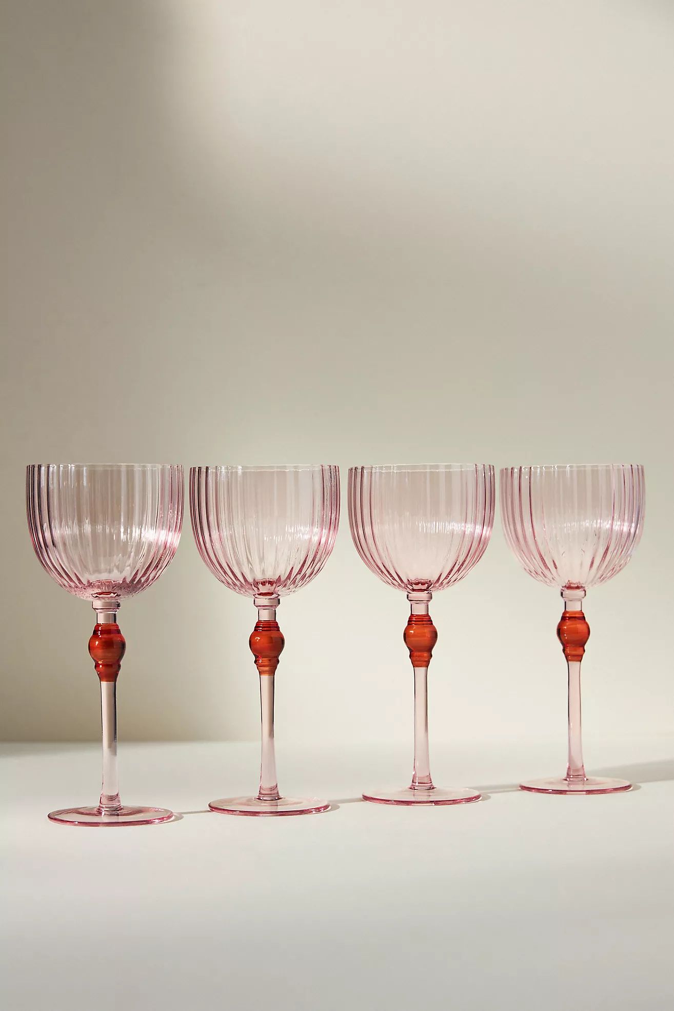 Chamberlain Wine Glasses, Set of 4 | Anthropologie (US)