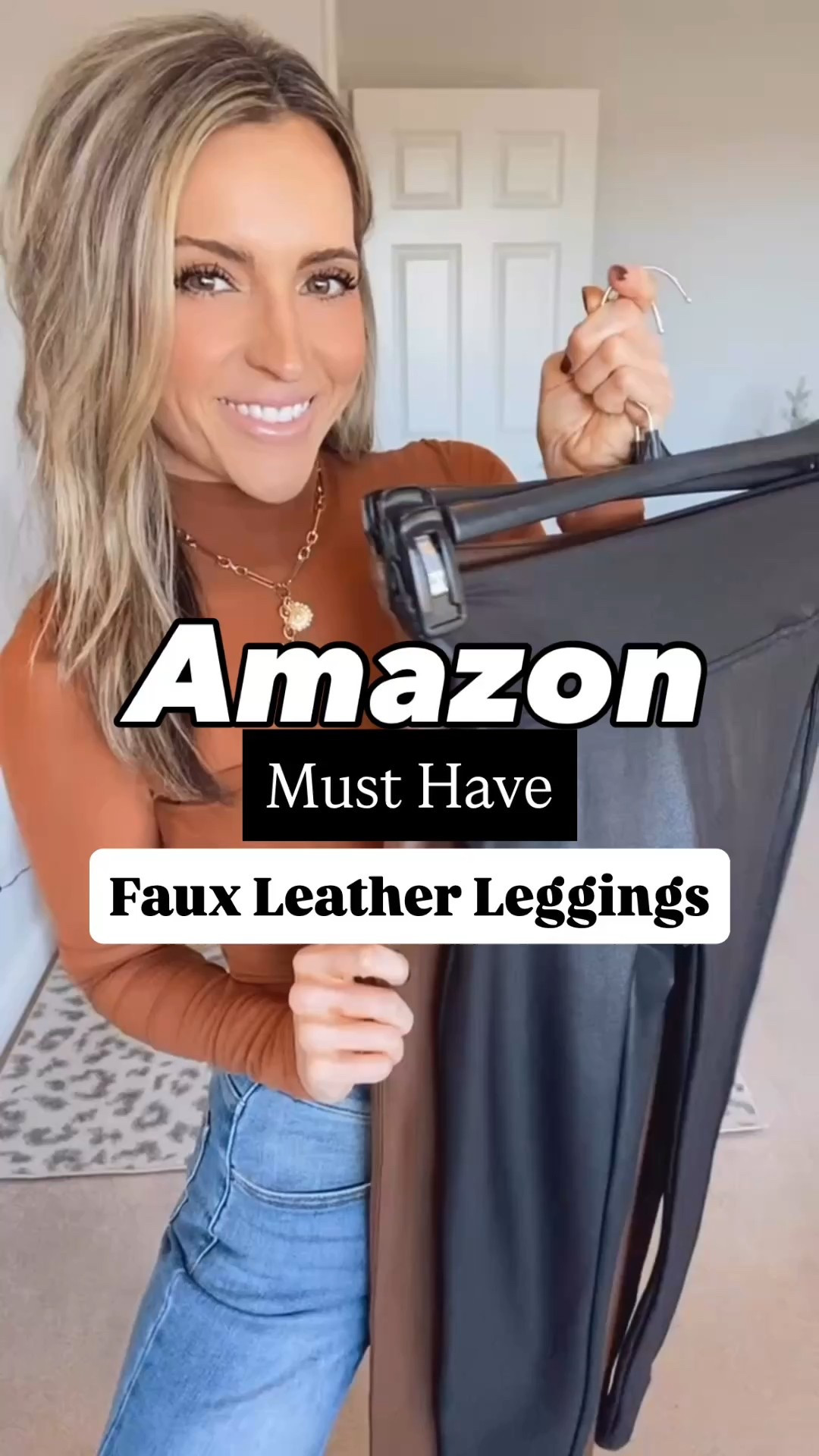 These faux leather leggings are a closet must!! I prefer these over my name brand 🙌 They instantly elevate an outfit all while being Super comfy and stylish. Wearing xs

#LTKStyleTip #LTKFindsUnder50 #LTKPetite
