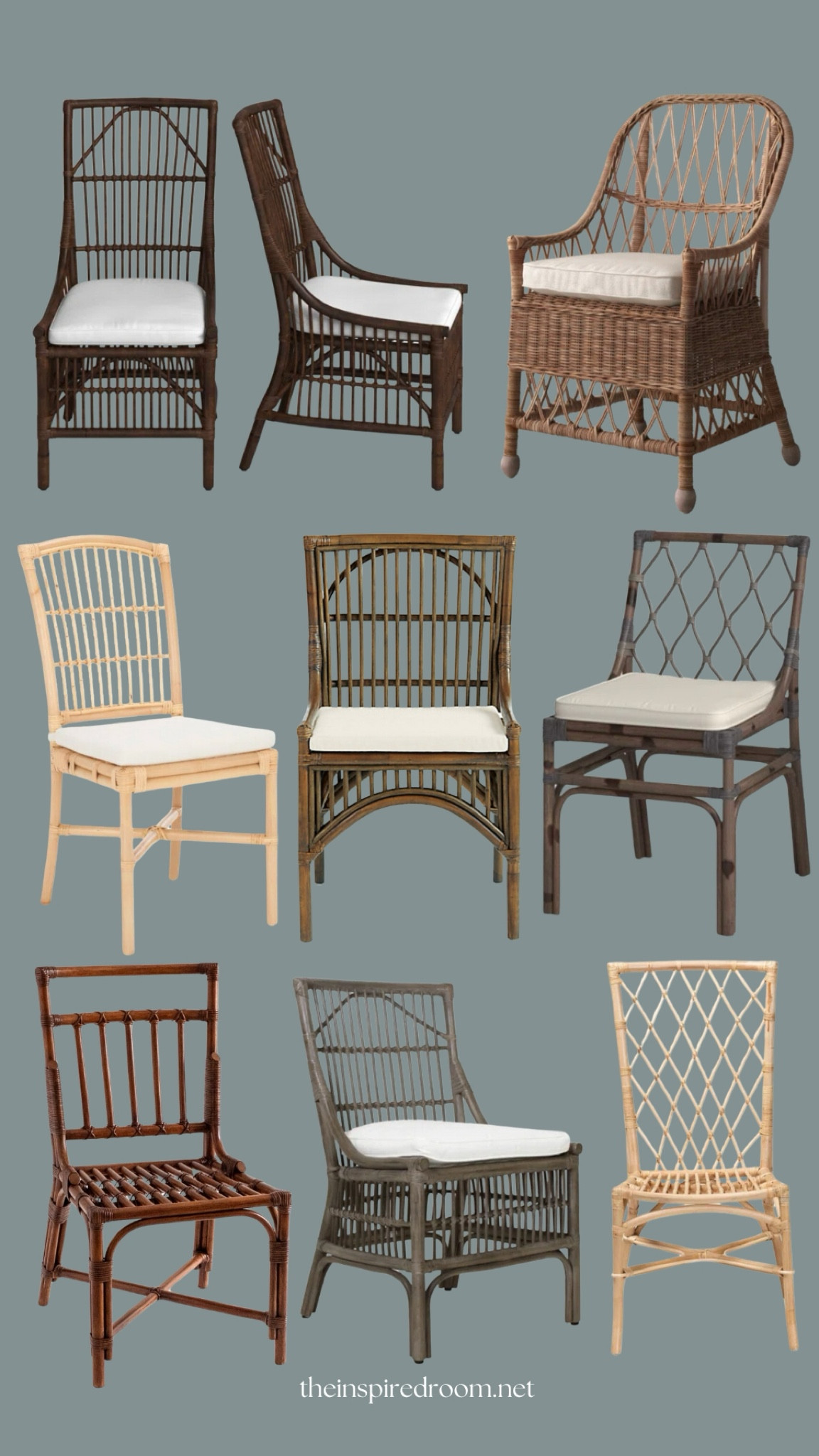 Rattan wicker dining chairs 

#LTKHome #LTKSeasonal #LTKStyleTip