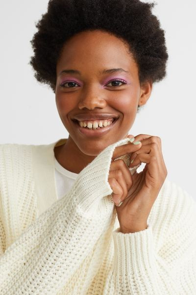 Knitted wrapover cardigan - Light grey - Ladies | H&M GB | H&M (UK, MY, IN, SG, PH, TW, HK)