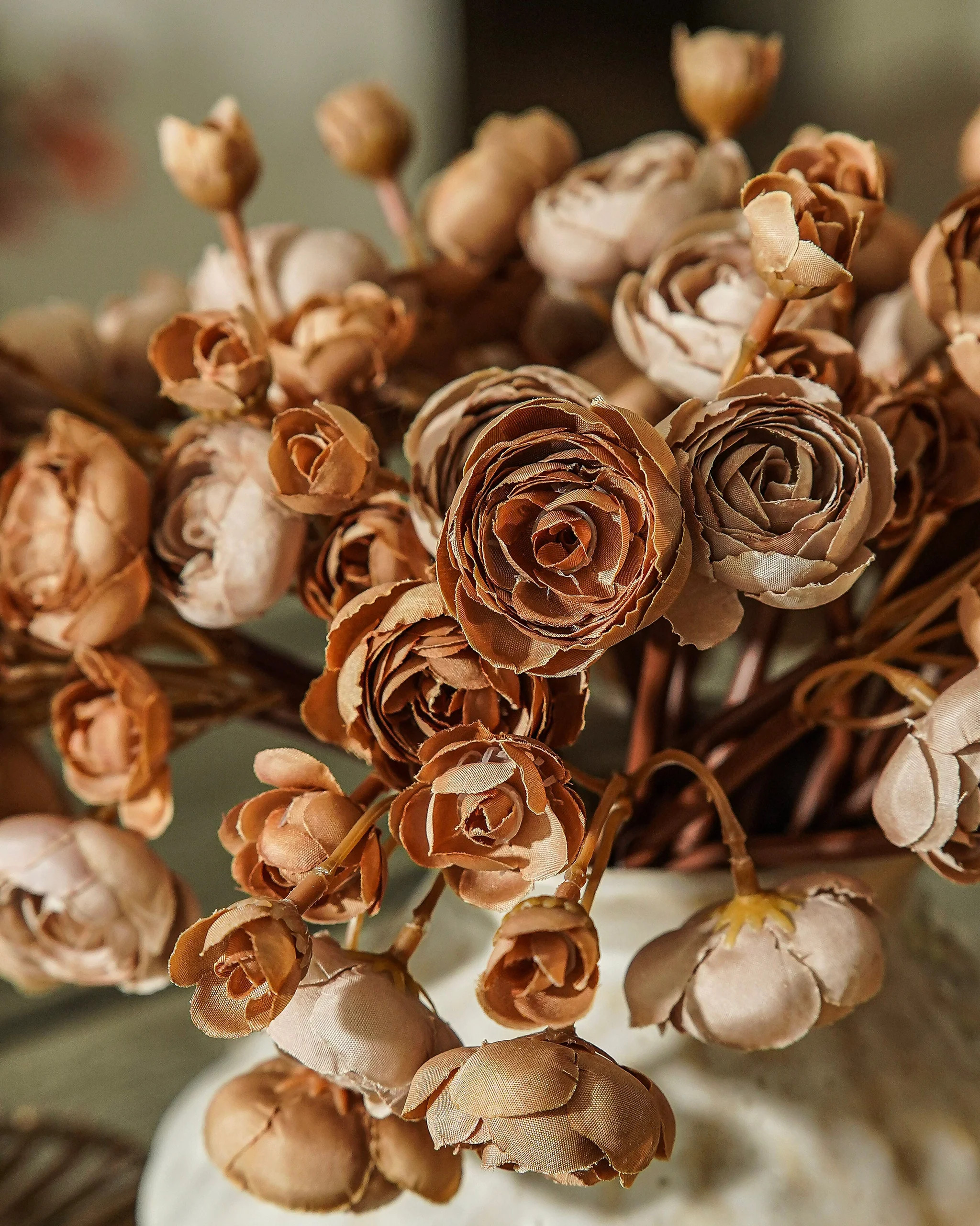 Warm Taupe Ranunculus Bunch | PRE ORDER | MJHome