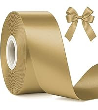 Fullive Red Ribbon 1 1/2 Inch, 30 Yards Red Ribbon for Gift Wrapping, Polyester Satin Christmas R... | Amazon (US)