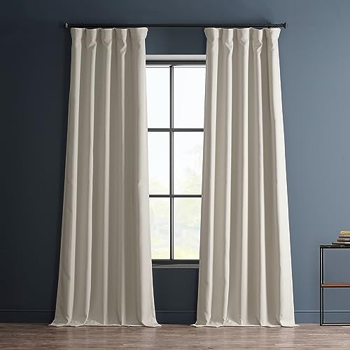 Amazon.com: HPD Half Price Drapes Faux Linen Room Darkening Curtains - 96 Inches Long Luxury Line... | Amazon (US)