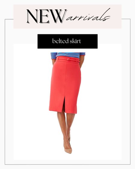 Belted pencil skirt for work😍

#LTKworkwear