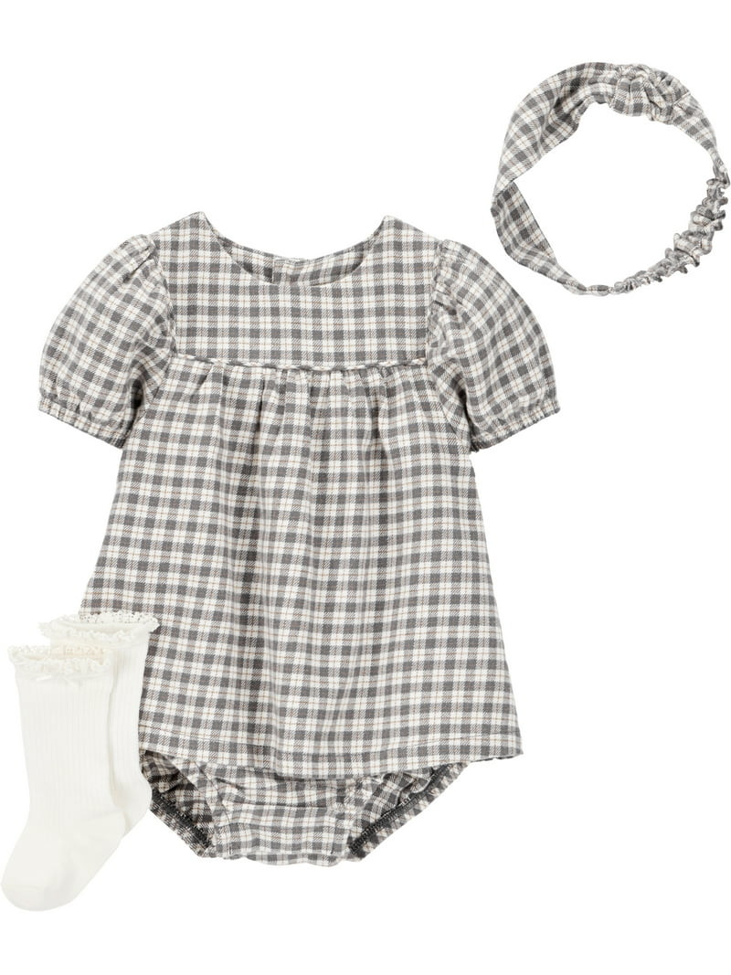 Carter's Child of Mine Baby Girl Dress Set, 3-Piece, Sizes 0/3-24 Months | Walmart (US)