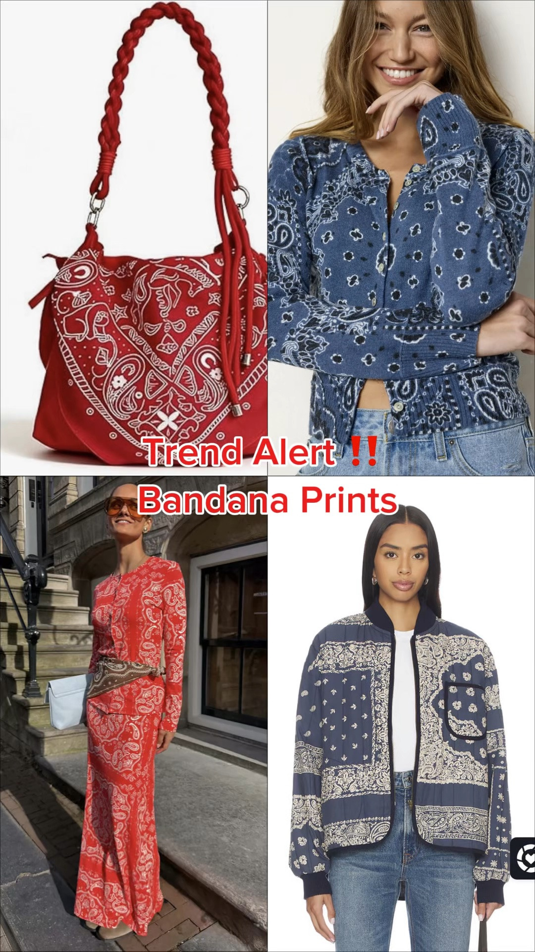 Trend ‼️ Bandana print and its sophisticated big sister, Paisley, are officially the
hottest patterns for Fall! 🍂 Whether you’re front row at a country music concert,
heading out for apple picking, or catching a hayride at the pumpkin patch, these picks
are Fall personified. 🍎🎃
Shop the look below. 
#CountryConcert #FallOutfits #AutumnStyle #BandanaPrint #WesternChic

#LTKOver40 #LTKSeasonal #LTKTravel