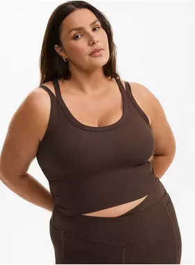 Performance Rib Longline Active Sports Bra | Torrid (US & Canada)