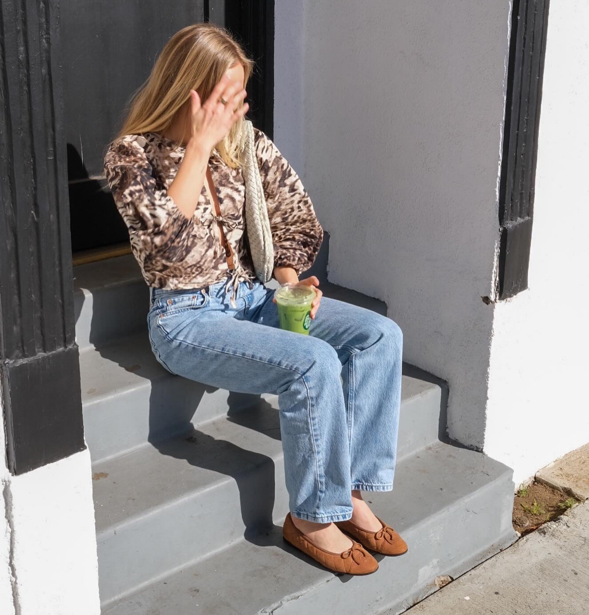 Top is handmade - similar to the Ganni peplum top :) #ganni #chanel #levis #balletflats #ootd #bottegaveneta

#LTKstyletip #LTKMostLoved #LTKfindsunder100