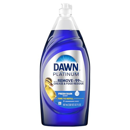 Dawn Platinum Dishwashing Liquid, Fresh Rain Scent, 32.7 fl oz | Amazon (US)
