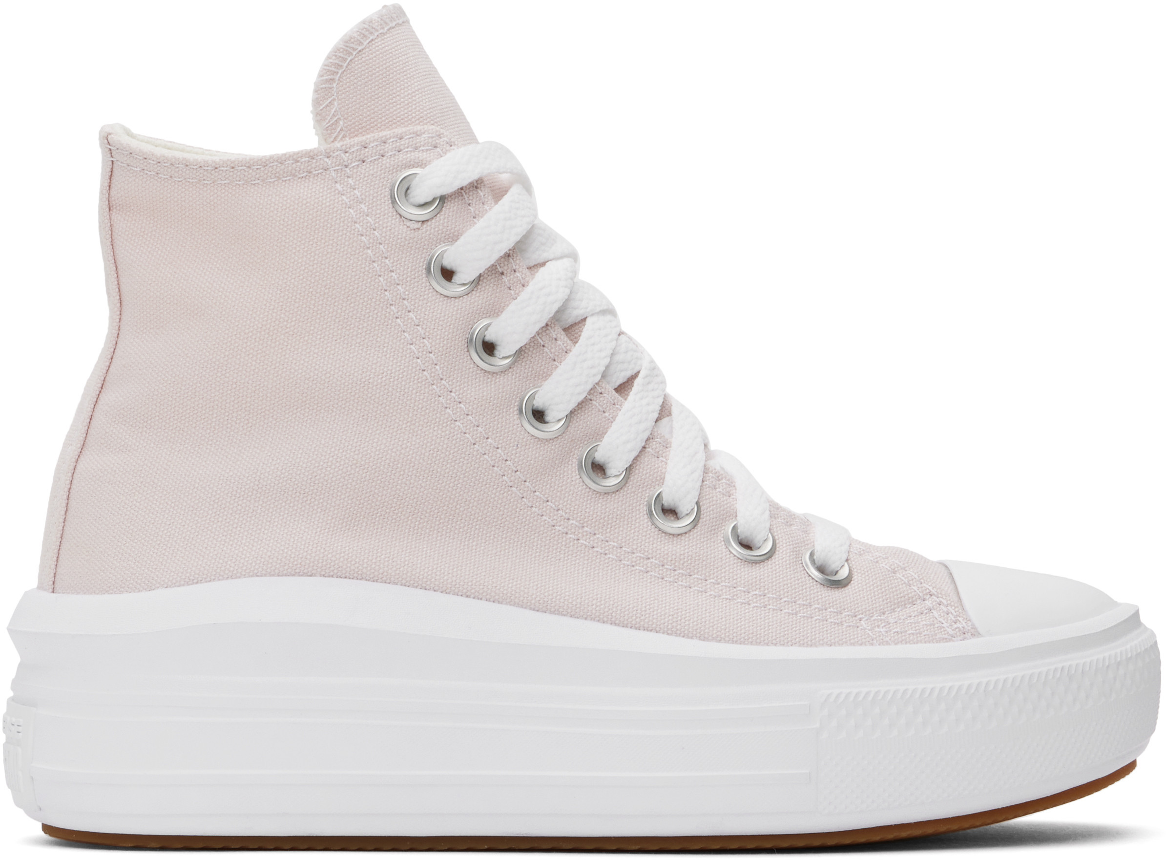 Converse Pink Chuck Taylor All Star Move Platform High Top Sneakers | SSENSE