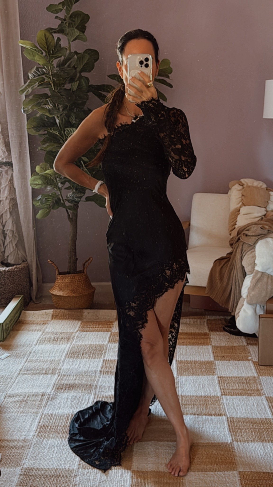 picc line dressing Majorelle Sweetheart gown