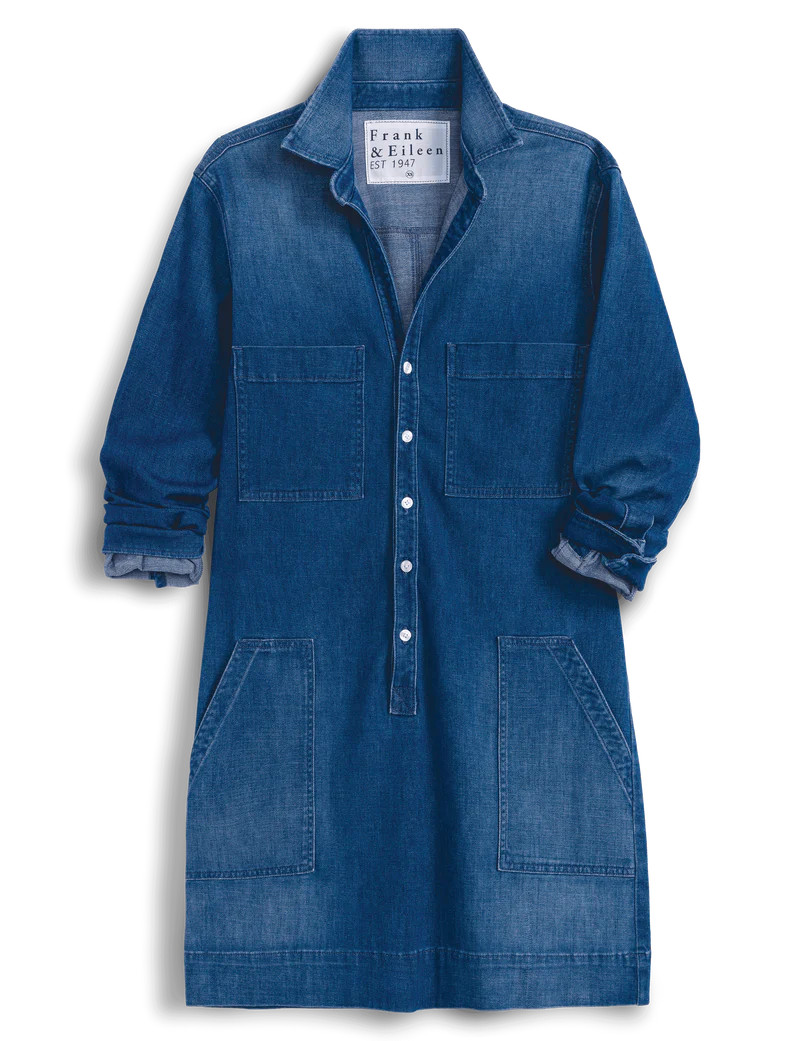 IRELAND DRESS 1984 Wash, Italian Dream™ Light Denim | Frank & Eileen