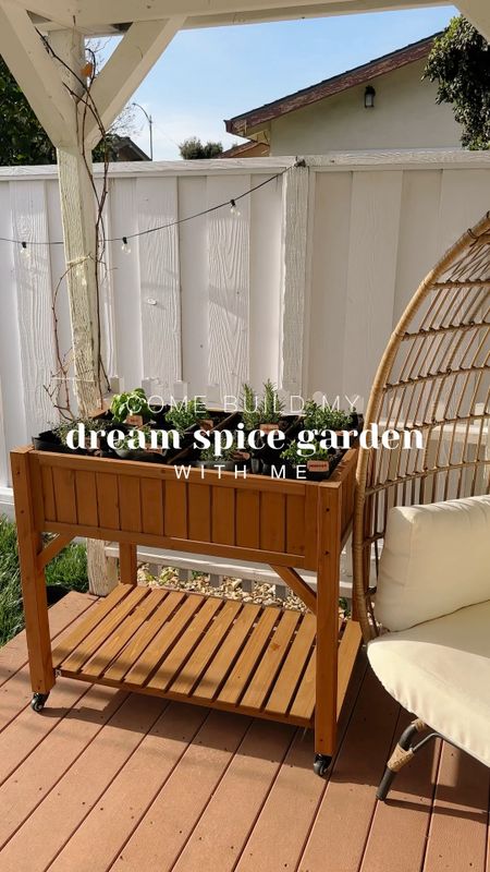 Build your own herb /spice garden at home. So easy to DIY!

Home finds, backyard reno, backyard furniture, garden, home decor, spring

#LTKFind #LTKhome