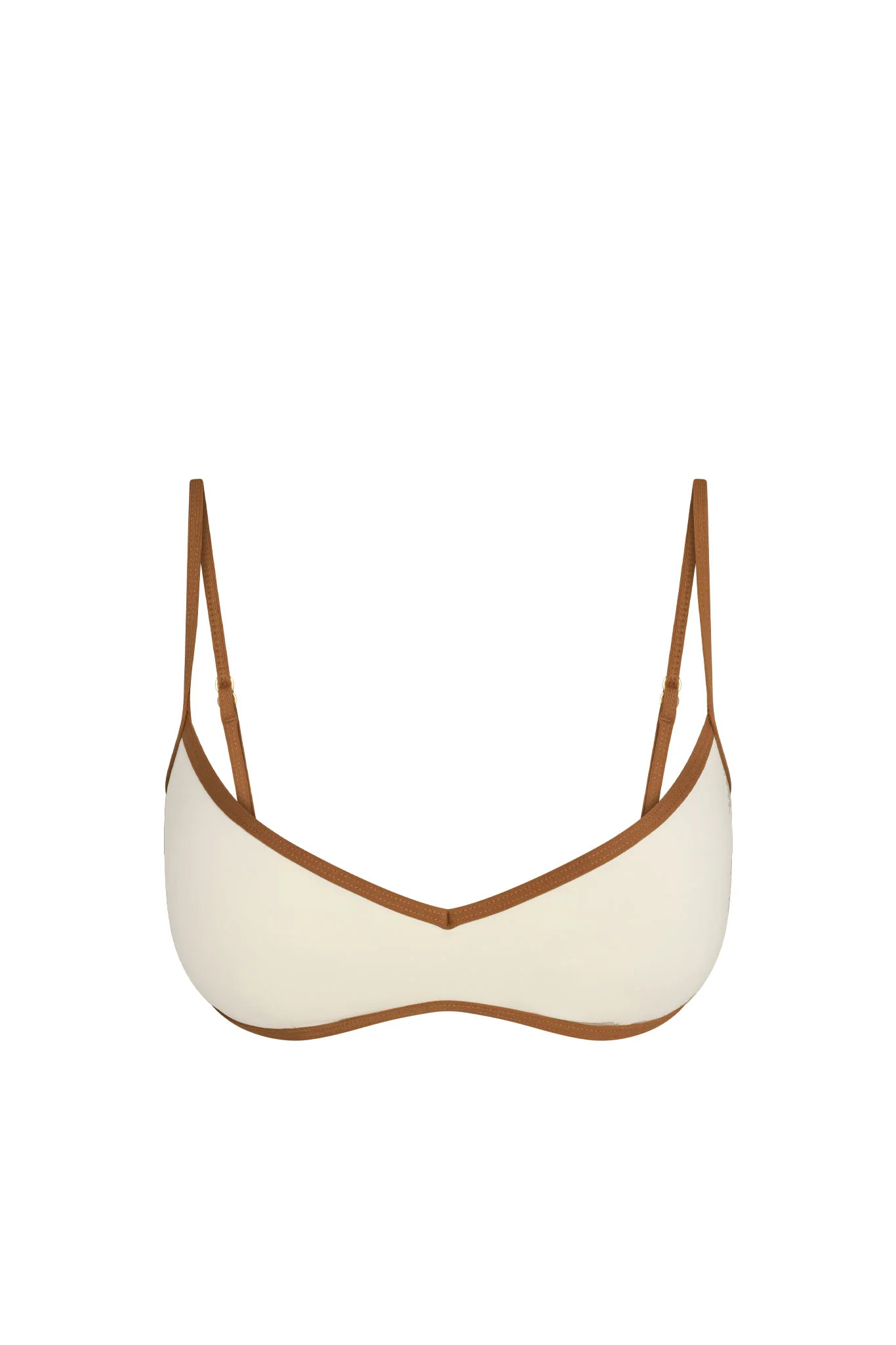 Ravello Top - Ivory/Caramel | Monday Swimwear
