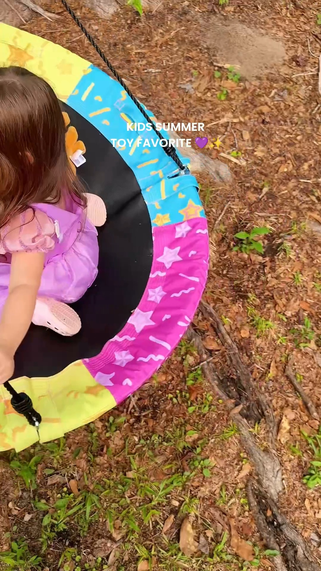 My toddler has been LOVING this outdoor swing 🩷💜

#LTKHome #LTKKids #LTKSaleAlert