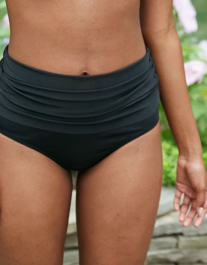 Aerie High Waisted Foldover Bikini Bottom | American Eagle Outfitters (US & CA)