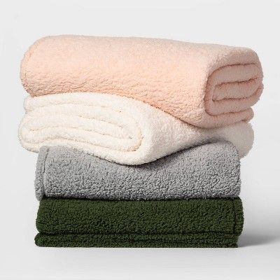 Sherpa Bed Blanket - Room Essentials™ | Target