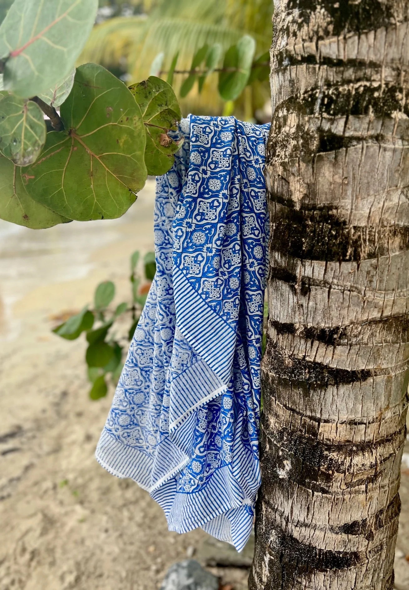 Diamond Pareo in Egyptian Blue | Christina Dickson Home