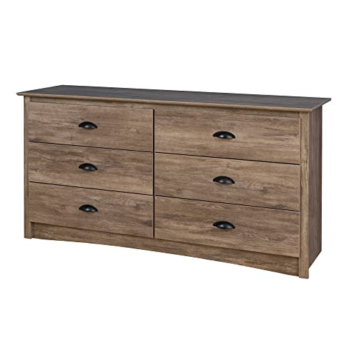 Sonoma 6 Drawer Double Dresser for Bedroom, Drifted Gray | Amazon (US)