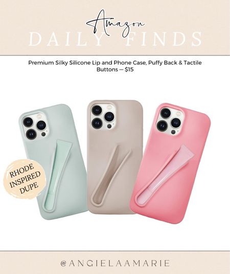 Rhode Inspired 👈🏼 Lip Gloss Phone Case - Premium Silky Silicone Lip and Phone Case with Puffy Back and Tactile Buttons. Only $15! 


Amazon fashion. Target style. Walmart finds. Maternity. Plus size. Winter. Fall fashion. White dress. Fall outfit. SheIn. Old Navy. Patio furniture. Master bedroom. Nursery decor. Swimsuits. Jeans. Dresses. Nightstands. Sandals. Bikini. Sunglasses. Bedding. Dressers. Maxi dresses. Shorts. Daily Deals. Wedding guest dresses. Date night. white sneakers, sunglasses, cleaning. bodycon dress midi dress Open toe strappy heels. Short sleeve t-shirt dress Golden Goose dupes low top sneakers. belt bag Lightweight full zip track jacket Lululemon dupe graphic tee band tee Boyfriend jeans distressed jeans mom jeans Tula. Tan-luxe the face. Clear strappy heels. nursery decor. Baby nursery. Baby boy. Baseball cap baseball hat. Graphic tee. Graphic t-shirt. Loungewear. Leopard print sneakers. Joggers. Keurig coffee maker. Slippers. Blue light glasses. Sweatpants. Maternity. athleisure. Athletic wear. Quay sunglasses. Nude scoop neck bodysuit. Distressed denim. amazon finds. combat boots. family photos. walmart finds. target style. family photos outfits. Leather jacket. Home Decor. coffee table. dining room. kitchen decor. living room. bedroom. master bedroom. bathroom decor. nightsand. amazon home. home office. Disney. Gifts for him. Gifts for her. tablescape. Curtains. Apple Watch Bands. Hospital Bag. Slippers. Pantry Organization. Accent Chair. Farmhouse Decor. Sectional Sofa. Entryway Table. Designer inspired. Designer dupes. Patio Inspo. Patio ideas. Pampas grass.  


#LTKWorkwear #LTKSwim #LTKFindsUnder50 #LTKEurope #LTKWedding #LTKHome #LTKBaby #LTKMens #LTKSaleAlert #LTKFindsUnder100 #LTKBrasil #LTKStyleTip #LTKFamily #LTKU #LTKBeauty #LTKBump #LTKOver40 #LTKItBag #LTKParties #LTKTravel #LTKFitness #LTKSeasonal #LTKShoeCrush #LTKKids #LTKMidsize #LTKVideo #LTKFestival #LTKGiftGuide #LTKActive #LTKxelfCosmetics