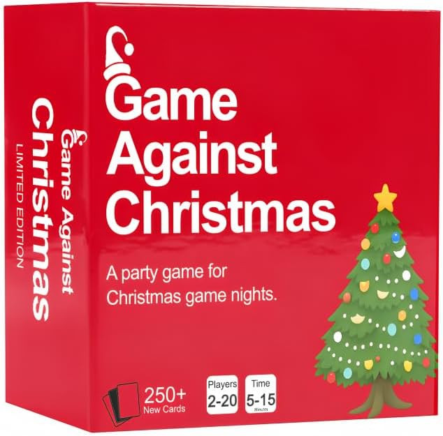 Game Against Christmas – Adult Party Card Game for Hilarious Holiday Nights, 250+ Cards, Quick ... | Amazon (US)